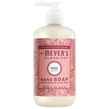 Essential Oil Hand Soap, Rose Scent, 12.5 fl. oz, Natural Ingredients 0.81 per fl oz