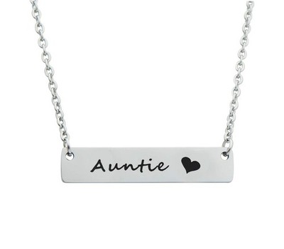 Aunt & Niece Forever Love Necklace Set - Aunt Gift from Niece