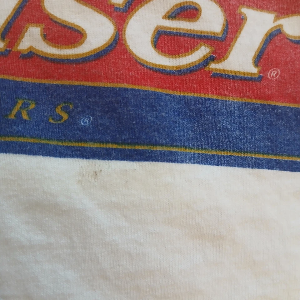 Camisa Budweiser De Colección Para Hombres Extra Grande King of Beers Todo Deporte Hecha en EE. UU. Y2K Foto 4 de 4