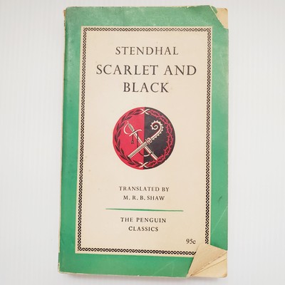 Scarlet And Black Book By Stendhal Vintage Paperback 1957