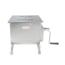 Hakka 15-Liter capacity Tank Stainless Steel Manual Meat Mixer (Mixing Maximu...