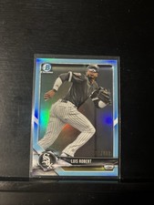 2018 Bowman Draft #BDC-188 Luis Robert Chrome Sky Blue Refractor #/402