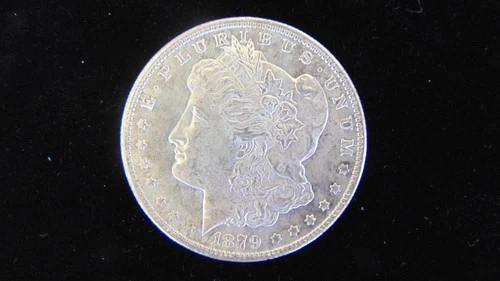1879 S Morgan Silver Dollar $1 Choice BU Nice Coin #7