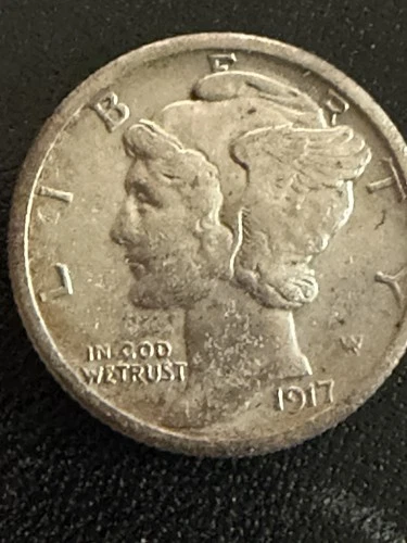 1917 S Mercury Dime XF
