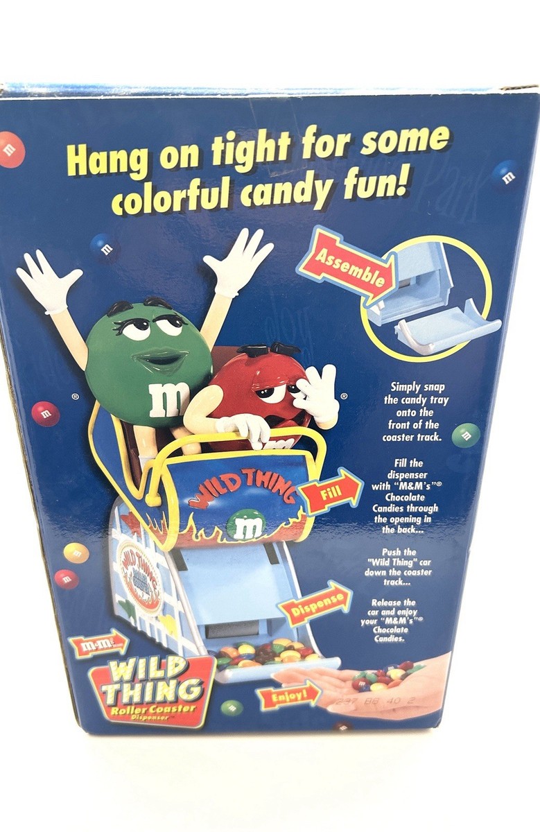 M&M Wild Thing Roller Coaster Dispenser. Classic Collectible 2nd