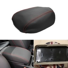 Innenkonsolen Deckel Armlehne Box Mikrofaser Leder Abdeckung für Audi Q5 2010-18