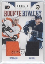 2011-12 Panini Rookie Anthology Rivalry Materials Joe Vitale Zac Rinaldo #16 6x8