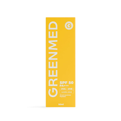 Green Med Greenmed Spf 50 Mineral Sunscreen For Face Invisible Non-Greasy Broad