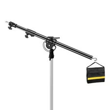 Photography Extension Boom Arm for Light Stand/C-Stand,2.3ft to 4.9ft Ajustab...