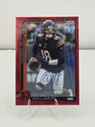🔥2025 Topps Chrome Caleb Williams Red Lava On Card AUTO /5 Chicago Bears🔥