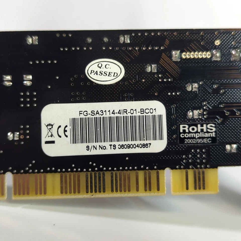 Silicon Image SiI3114 4-Port SATA II PCI RAID Controller Card - Tested - Image 3 of 4