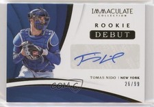 2018 Panini Immaculate Rookie Debut Signatures 26/99 Tomas Nido #RDS-TN Auto 0c6