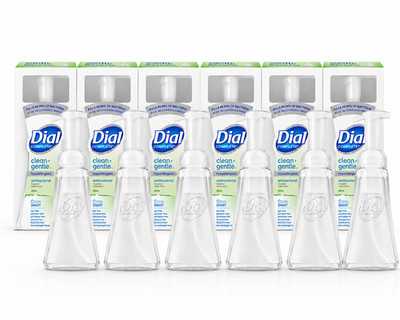 Dial Complete Clean + Gentle Aloe Foaming Hand Soap 7.5 oz 6 Pack Antibacterial