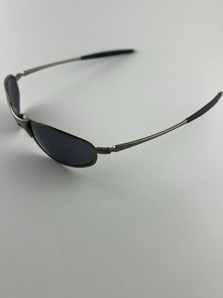 小物 OAKLEY a wire thick Oakley A Wire Thick Wire Silver Black Iridium Sunglasses