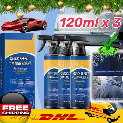 3X New Car Coating Spray,3 in 1 Multi-functional Quick Effect Coating Agent DE
