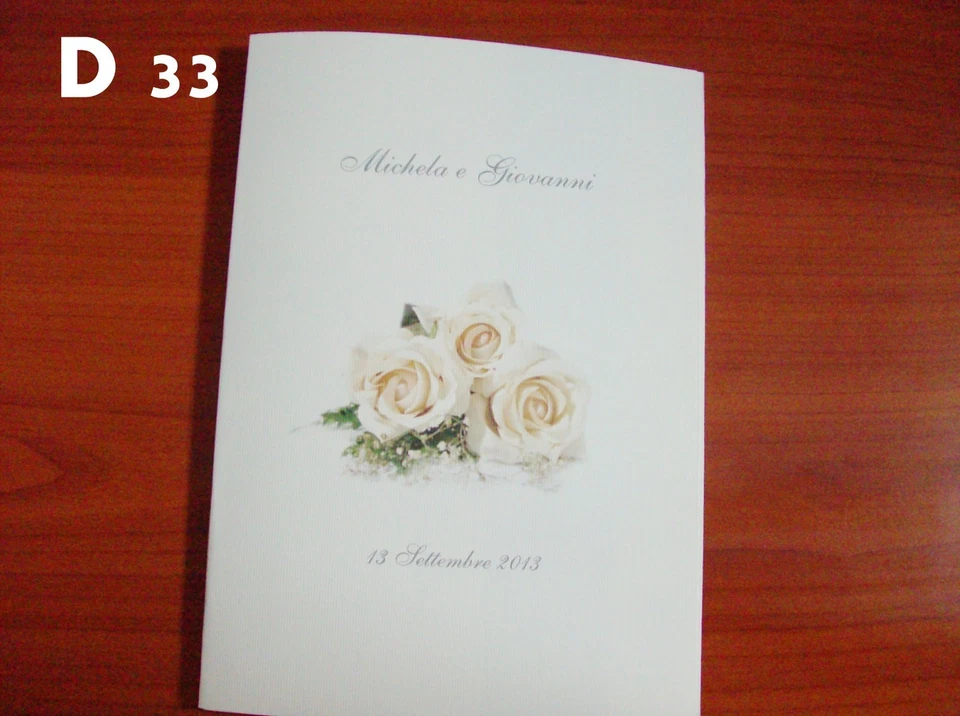 Libretti messa per matrimonio e nozze, personalizzabili - Immagine 2 di 4