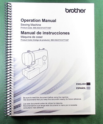 Brother LX3817 LX3817A LX3817G Instruction Manual: 94 Pages & Protective Covers!