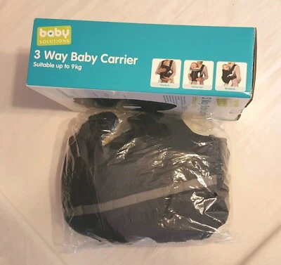 baby solutions 3 way baby carrier