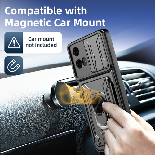 Funda con soporte de anillo/protector de pantalla para teléfono Moto G Stylus Power Play 5G 2024 - Imagen 7 de 15