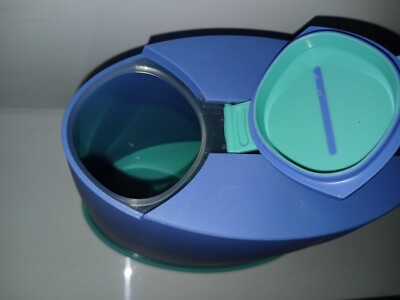 Tupperware Trendsetter 1,6 l Eidgenosse Blau Türkis Grün Organizer Küche Ordnung
