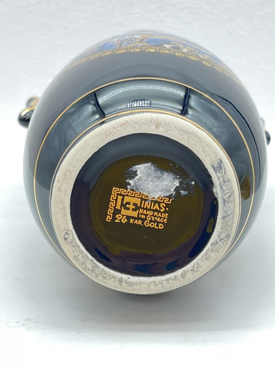 数々のアワードを受賞】 Hand made in creece 花瓶アンティーク 24金