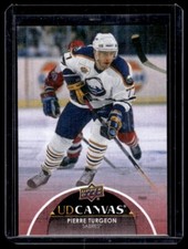 2021-22 Upper Deck UD Canvas Legends Pierre Turgeon Buffalo Sabres #C247