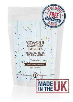 B Vitamine Superkomplex Tabletten GB B1 B2 B3 B5 B6 B7 B9 B12