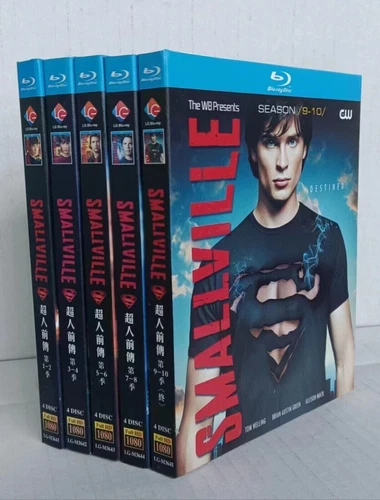 All RegionPlay Seal Box Smallville: Season 1-10 20 Disc NEW
