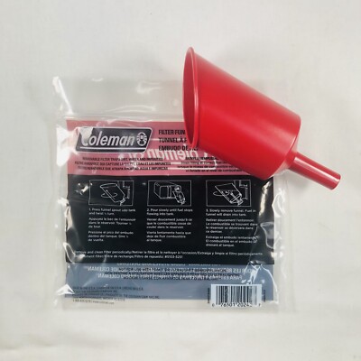 New Coleman Lantern and Stove Plastic Fuel Filter Funnel | eBay