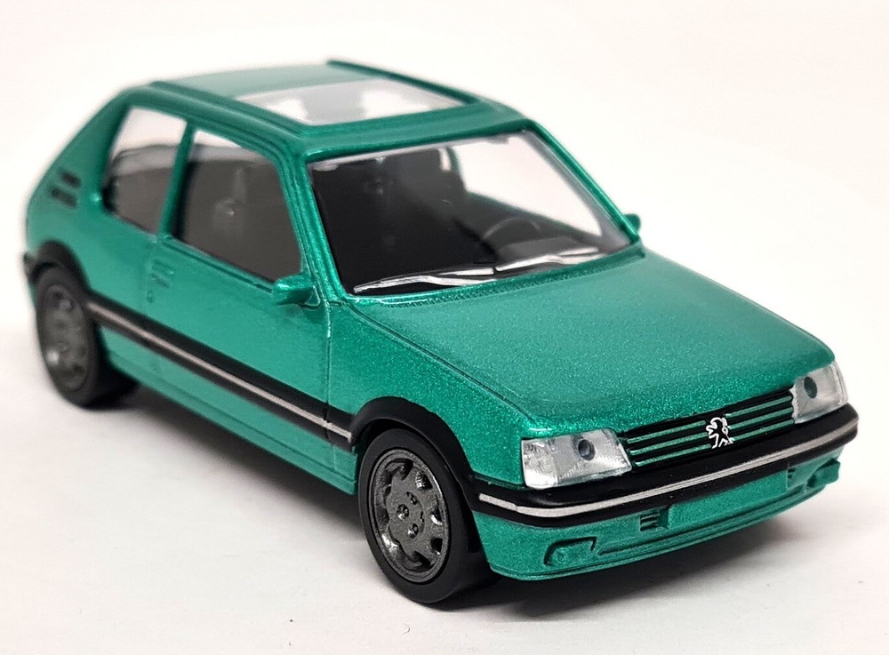 Norev 1/43 Peugeot 205 GTI Griffe Metallic Green Diecast Model Car