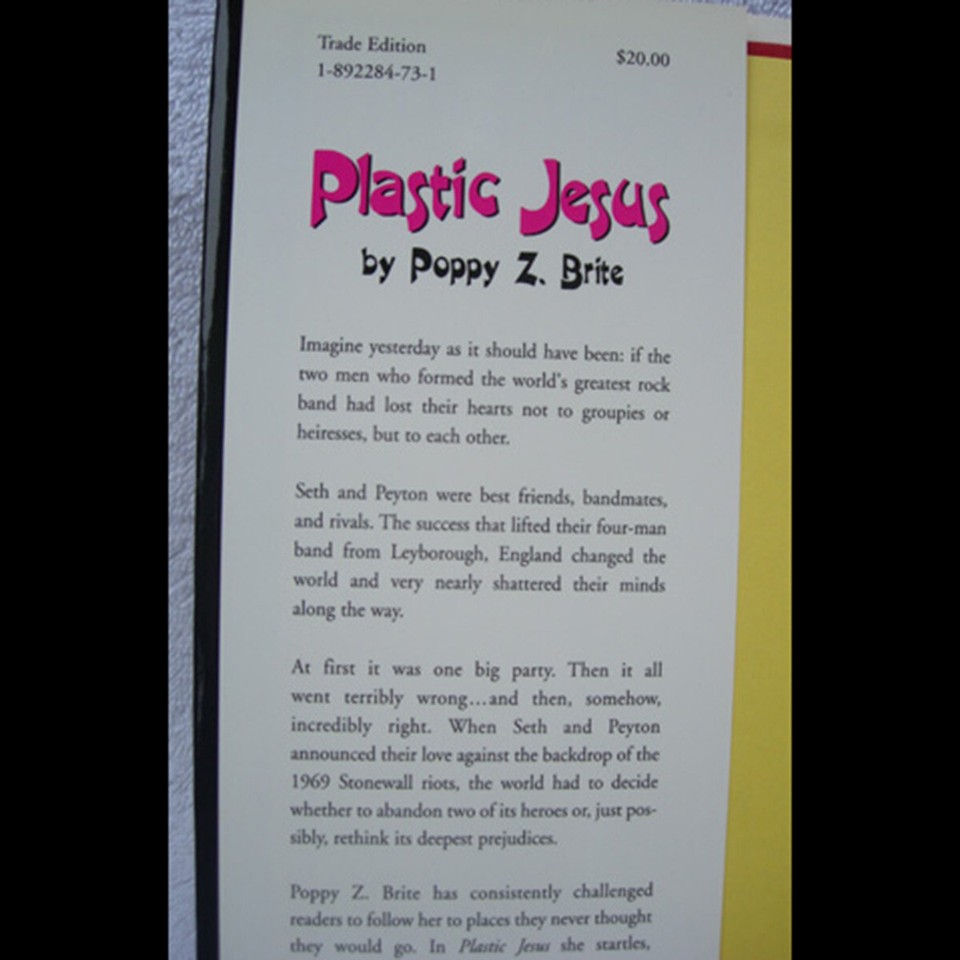Plastic Jesus + Would You Chapook Poppy Z Brite Signed Numbered HC DJ