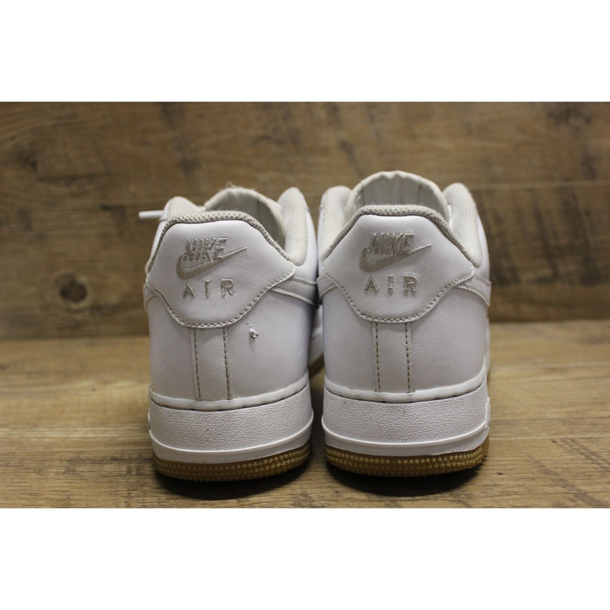 Nike Air Force 1 '07 low top OG white leather gum sole athletic