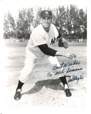 Sal Maglie New York Yankees foto autografata firmata 8x10 AMCo COA 16141