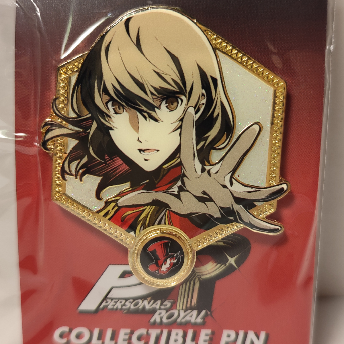 Persona 5 Goro Akechi Golden Series Enamel Pin Full Color Official