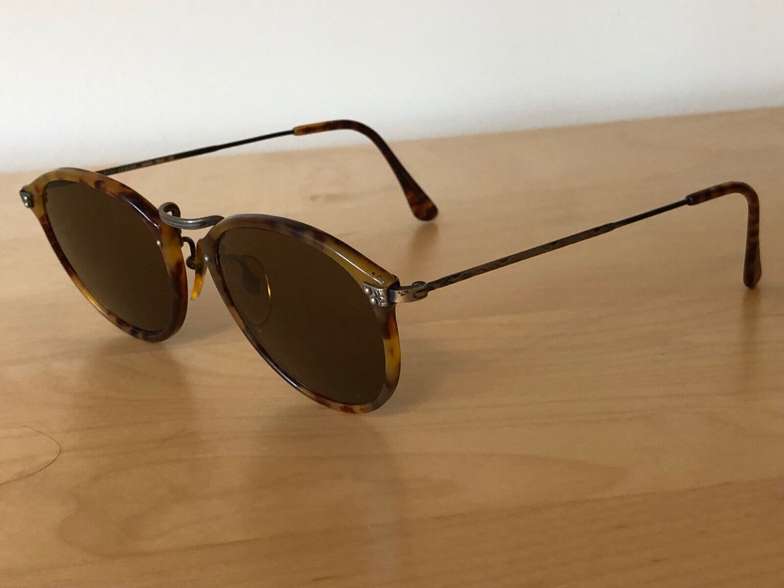 Vintage Giorgio Armani 318 Tortoise Sunglasses 19… - image 4