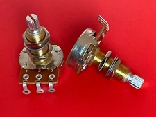 Bourns Pro Audio 500K Audio Taper Long Split Shaft Potentiometer Qty 2 