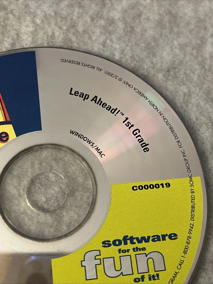 Jump Start 1st Grade Knowledge Adventure CD-ROM Educational Learning 1995 - Image 3 of 4