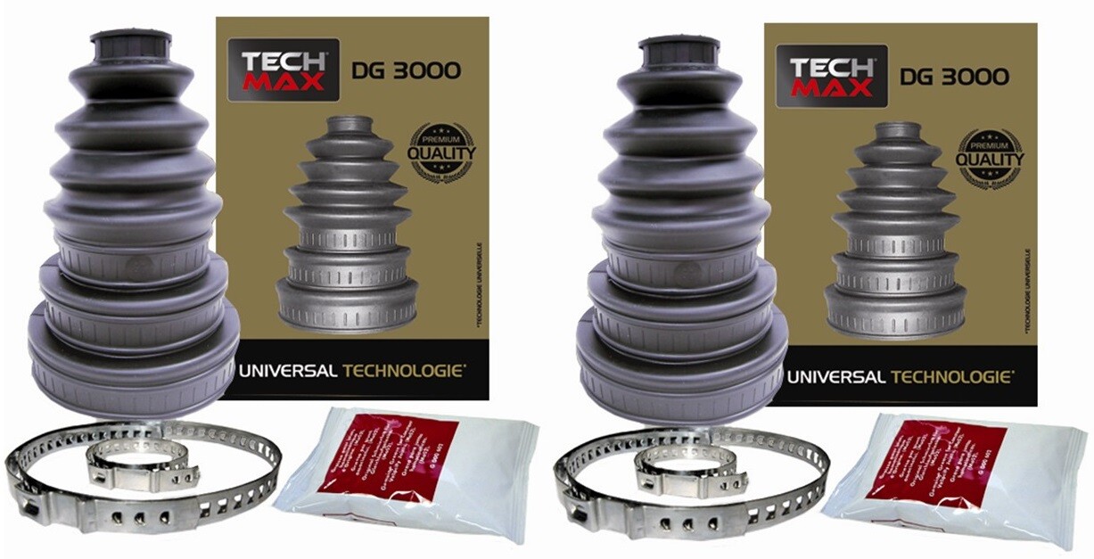 Kit soufflet de cardan TECH MAX extensible haute résistance en caoutchouc nitrile