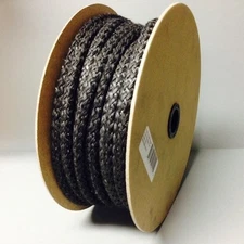 25' Ft Spool 1" Black Fiberglass Rope Gasket AW Perkins Best 160 Stove Door Seal