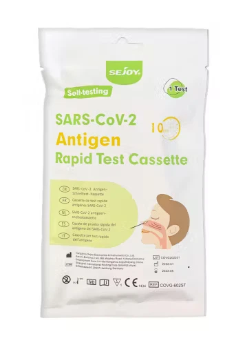 20 Stück Sejoy SARS CoV-2 Antigen Schnelltest Corona Laientest Selbsttest Covid