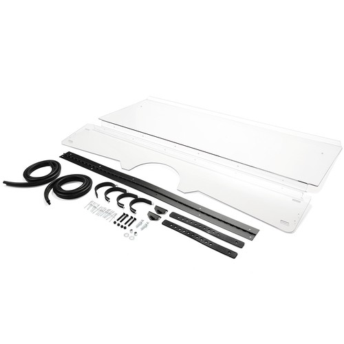1/4" Clear Front Folding Full Windshields For 04-13 Yamaha Rhino 450 660 700 UTV - Picture 9 of 12