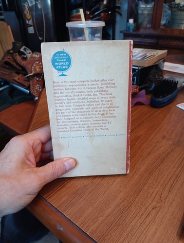 1963 the new rand mcnally pocket world atlas - Picture 3 of 4