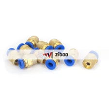 10Pcs Tube 1/4BSP Male Thread Quick Air Fitting Coupler Connector 6mm #