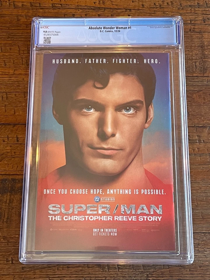 ABSOLUTE WONDER WOMAN #1 CGC 9.8 HAYDEN SHERMAN 1st PRINT COVER-A VARIANT ALL IN - Image 2 of 2