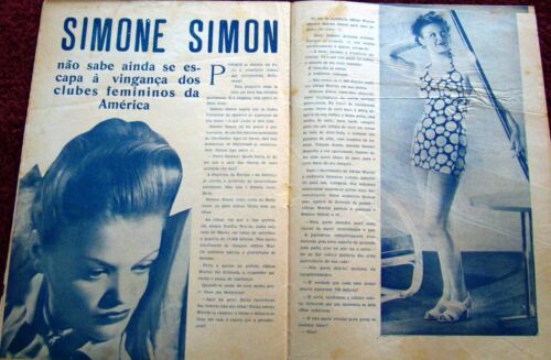 JUDY GARLAND COVER + movie ad Cinefilo (1/20/39) Simone Simon Jon Hall Ann R. - Imagen 2 de 7
