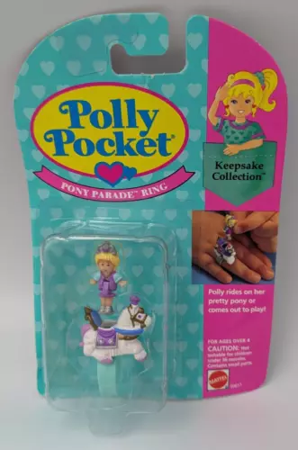 Brand New Polly Pocket Polly's Circus Pony Parade Ring 1993 Play Set Toy Vintage