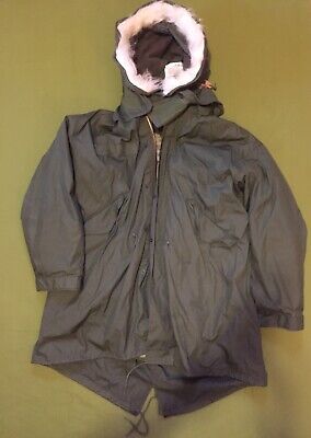 Original US M65 Fishtail Parka with Hood and Liner Medium | eBay