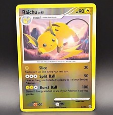 Pokemon TCG Raichu Stormfront Holo Rare Stage 1 HP 90 Eng 2008 8/100