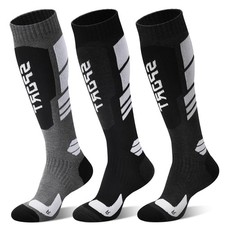 Ski Socks - 3 Pairs Warm Merino Wool Snowboard Socks Thermal Sock for Mens Wo...