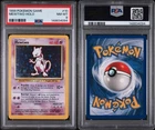 1999 POKEMON GAME 10 MEWTWO-HOLO PSA 8